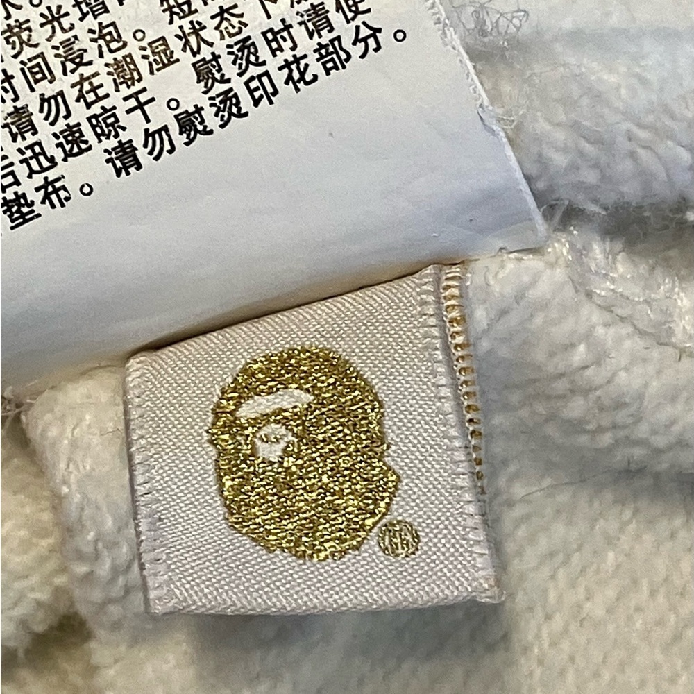 A BATHING APE PARIS FRANCE STORE OPENING CAMO HEAD SWEATSHIRT SIZE M L/E BAPE - Picture 6 of 8
